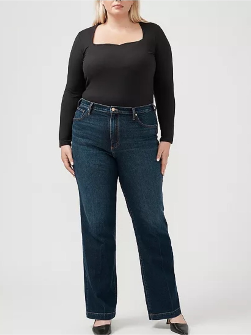 Silver Jeans Co.
Plus Size Highly Desirable High Rise Trouser Leg Jeans